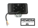 2 Faros 8 Leds Rectangulares Jeep Camion Auto Ambar Fal24wyl