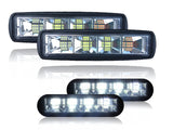 Faro De 24 Leds Principales Blanco Laterales En Color