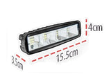 Faro De 24 Leds Principales Blanco Laterales En Color