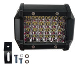 2 Faros Led Alta Baja Y Estrobo 24 Led Super Potente 12vcc