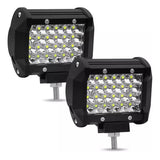 2 Faros Led Alta Baja Y Estrobo 24 Led Super Potente 12vcc