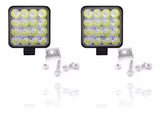 Faros 16 Leds Spot Niebla Cuadrado Mini Slim 48w 4x4