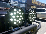 Faro 17 Leds 51w Alta Intensidad Spot 4x4 Off Road Con Base
