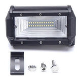 2 Barra Faro 24 Led 72w 5 Pulgadas Dually 6000lm Flood 74f