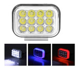Faro De Moto 12 Led Ojo De Angel Novedoso Diseño