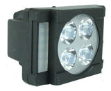 Faro 4 Led Moto Auxiliares Universal 5 Funciones Carcaza Abs