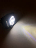 Faro 4 Led Moto Auxiliares Universal 5 Funciones Carcaza Abs